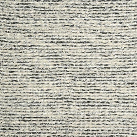Ahgly Company Machine Washable Indoor Square Contemporary Gunmetal Gray Area Rugs, 5' Square