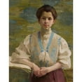 thumbnail image 3 of Olga Boznanska 12x14 Black Modern Framed Museum Art Print Titled - Self-Portrait (1893), 3 of 5