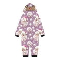 thumbnail image 2 of Odeerbi Christmas Onesie Pajamas for Family Holiday Sleep Jumpsuit Long Sleeve Family Christmas Pajamas Matching Sets Toddler Jumpsuit Set Printed Sleepwear Family Matching PJs Set Red, 2 of 4