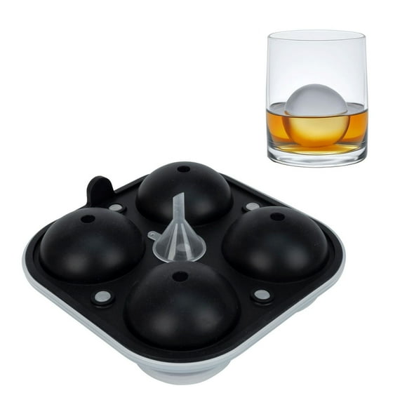 Perfect Solutions Moule À Glacons Sphériques<br>(Avec Petit Entonnoir Pour Verser L'Eau)
