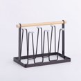 thumbnail image 4 of Estante Para Secar Tazas, 6 Ganchos, Mango De Madera, Galvanoplastia, Arte Del Hierro, Ahorro De Espacio, 13x23,5x18,5 Cm, ​​Organizadores De Tazas Para El Hogar Y La Oficina, 4 of 6