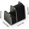 thumbnail image 4 of 1pc Self Adhesive Car Sunglasses Holder - Mini Sunglasses Holder for Car Dashboard - Black, 4 of 4