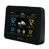 AcuRite 02027A1 Color Weather Station with High Low Temperature and Humidity with Moon Phase, Dark Themed (02027A), Black Display