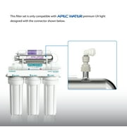 APEC FILTER-MAX-ESPH 75 GPD Complete Replacement Filter Set for ESSENCE Series Alkaline Reverse Osmosis Water Filter System