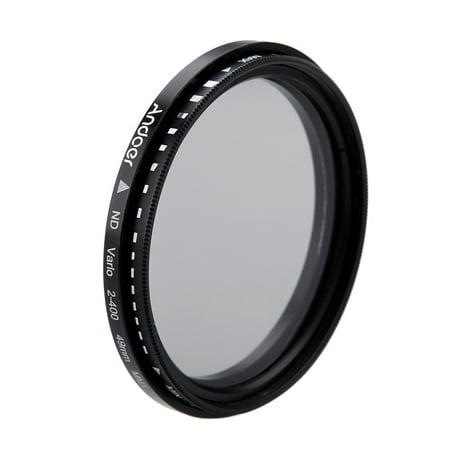 Andoer 49mm ND Fader Neutral Density Adjustable ND2 to ND400 Variable Filter for Canon Nikon DSLR (The Best Variable Nd Filter)