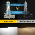 thumbnail image 5 of AUXITO 9005 9006 Combo Led Headlight Kit, 300% Brighter Super Bright 6000K Cool White LED High Low Beam headlight bulb, Pack of 4, 5 of 9