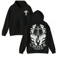 thumbnail image 4 of Chosen Christian Hoodie – 1 Peter 2:9 Bible Verse Double-Sided Faith Hoodie. Perfect for church, Bible study, worship, or as a faith-filled gift., 4 of 6