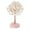 A, variant on Rose Quartz Healing Crystals Copper Lucky Tree Desk Office Decor Wrapped On Natural Rose Quartz Base Feng Shui Luck Figurine