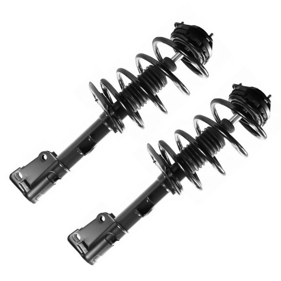 Detroit Axle - 2 Front Struts for Dodge Grand Caravan Routan Ram C/V Chrysler Town and Country, Struts with Coil Spring Assembly Replacement Quick Complete Struts Suspension