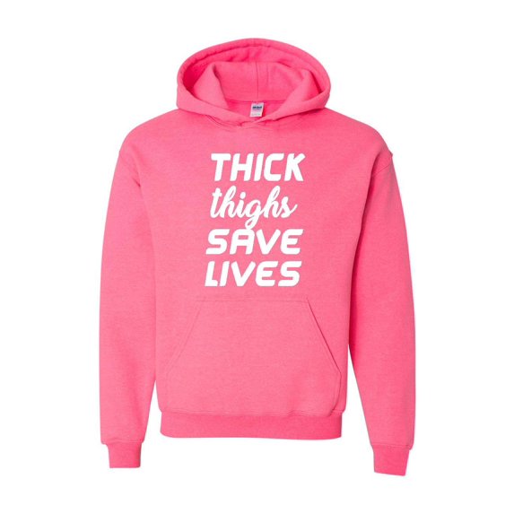 Unisex Thick Thighs Save Lives Hoodie Sweatshirt