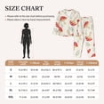 thumbnail image 4 of Sikiie Cartoon Flat Mushrooms Women's Long-Sleeve Shirt and Full-Length Bottom Pajama Set (s-xxl)-Large, 4 of 7