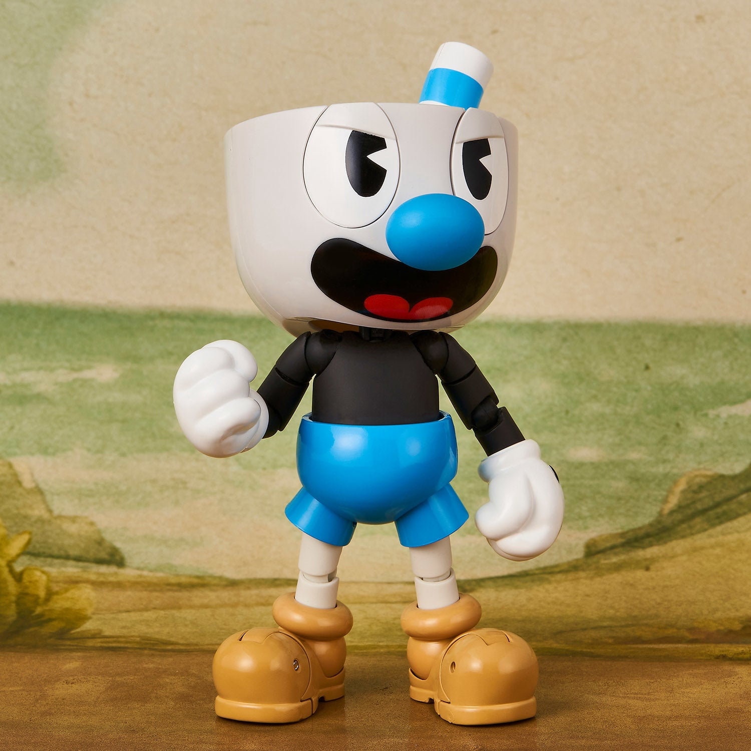 1000 Toys - Cuphead Mugman Action Figure (Net), 1000 Toys Inc, Gifts
