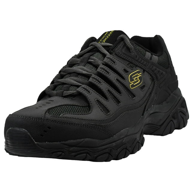 Zapatillas Skechers After Burn Memory Fit para hombre, color marrón oscuro, 10US