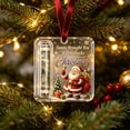 thumbnail image 4 of Cheapark 4.72 Inch Clear Acrylic Christmas Cash Gift Storage Ornament, Transparent Money Holding Pendant For Tree Hanging, Decorative Currency‑Focused Plaque For Christmas Holiday Home Decor Gift, 4 of 6