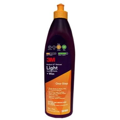 3M 36109 Perfect-It Gelcoat Light Cutting Polish plus Wax, Pint