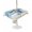 Blue, variant on Outdoor Tablecloth with Umbrella Hole for Patio/Picnic/Party/Camping, Sea Turtle Coastal Waterproof Table Cloth Square Cover Washable, Floral Starfish Blue Checkered (60"x 60")