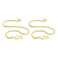 thumbnail image 2 of FRCOLOR Golden Copper Watch Chain for Decoration with Durable Retro Style and Fine Workmanship 2pcs, 2 of 10