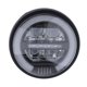 thumbnail image 3 of denteros LED halógenos 7 pulgadas, ojos en ángulo, luz de conducción, haz para Racer Cruiser Universal Amarillo Macarena Faro redondo de la motocicleta LED, 3 of 7