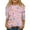 #A16-Pink, variant on Abcomgle Girls Top 7-16 Crewneck Stars Graphic Toddler Girls T-Shirts Summer 3/4 Sleeve Tshirts Toddler Dressy Cotton Loose Toddler Tops Girls 14-16 Years,Beige