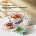 thumbnail image 3 of 2-in-1 Magnetic Foldable Silicone Mat & Serving Tray, Heat Resistant Collapsible Tray for Kitchen Counter, Camping & RV(Green), 3 of 6