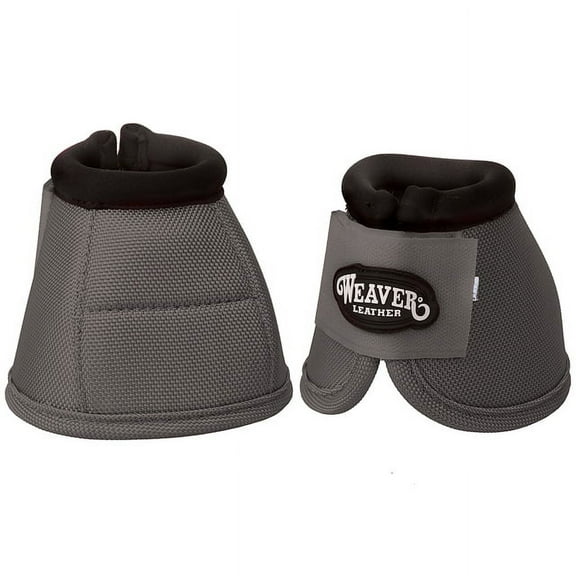 Large Weaver Ballistic Nylon 2520D Horse Leg No Turn Bell Boots Pair Steel