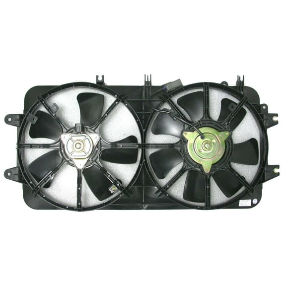 Agility Auto Parts 6028116 Dual Radiator and Condenser Fan Assembly for Mazda Specific Models