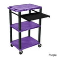 thumbnail image 4 of Tuffy 18 in. Portable Presentation Cart w Black Legs in Gray, 4 of 5