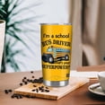 thumbnail image 5 of Bus Driver Gifts for Men Women School Bus Driver Appreciation Gifts Bus Driver Tumbler Gifts for Bus Drivers Back to School Gifts Coffee Stainless Steel Tumbler with Lid And Straws 20oz, 5 of 6