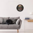 thumbnail image 6 of Flamingo 9.8 Inch Round Digital Wall Clock - Silent Non-Ticking Battery Operated Clock for Bedroom, Living Room, Kitchen, Bathroom - Easy-to-Read Decorative Clocks, 6 of 6