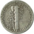 thumbnail image 2 of 1936 S Mercury Dime VG Very Good 90% Silver 10c US Coin Collectible, 2 of 2