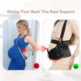 thumbnail image 4 of Maternity Belt Pregnancy Support with Shoulder Strap, Adjustable Belly Brace, 4 of 7
