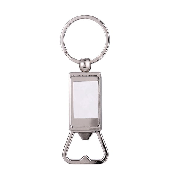 Amdohai Personalized picture key chain customized color photo engraving information alloy pendant key chain and bottle opener in one 20pcs YSK011