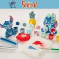 thumbnail image 2 of Disney Stitch DIY Paint Your Own Figurines Arts and Crafts Set for Kids, Paint, Paint Brush, and Glitter, 2 of 9