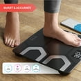 thumbnail image 6 of Eros Bluetooth Smart Body Fat Scale with Free Tracking Eros Scale APP - Black, 6 of 8