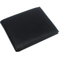 thumbnail image 3 of Mens Soft Genuine Leather Slim ID Bifold Wallet 60 (C) Black, 3 of 5