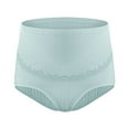 thumbnail image 3 of Women's High Waist Maternity Panties Soft Breathable Underwear Belly Support Adjustable Pregnancy Briefs Comfortable Postpartum Underwear, 3 of 3
