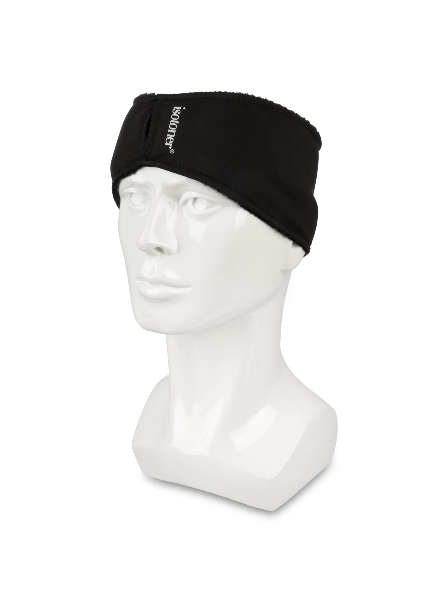 Isotoner Women's Headband with Plush Lining and Ponytail Holder