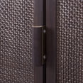 thumbnail image 5 of Teamson Home Hatteras Modern Over Toilet Storage Cabinet with Rattan Doors & Shelves, Bathroom Organizer with Solid Wood, 5 of 13