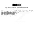 thumbnail image 2 of TEC Front Ceramic Disc Brake Pads TEC-704 for Car Volkswagen Cabrio Golf Passat, 2 of 10