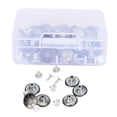 thumbnail image 3 of Filfeel 120Pcs Jeans Buttons Metal Stud Buttons Tack Buttons Replacement Fastener Tack Kit Clothing Accessories, 3 of 8