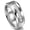 Steel color, variant on 8mm Wide Men's Tungsten Ring with Cubic Zirconia
