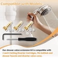 thumbnail image 3 of YIGSECU Shower Valves Depth Correction RP75137 Not Corrosion Shower Diverter Extension, 3 of 8