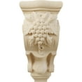 thumbnail image 2 of Ekena Millwork 4 7/8"W x 5 1/2"D x 10 7/8"H Medium Grape Bunches Corbel, Lindenwood, 2 of 4