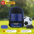 thumbnail image 2 of Vizari 'Avila' Soccer Backpack | Versatile Multiple Sports Bag for Ultimate Convenience | For Youth and Adults - BLACK/ROYAL, 2 of 6