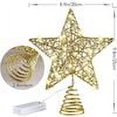 thumbnail image 3 of Adorno para árbol de Navidad con luz LED, adorno para árbol de Navidad, adorno para árbol de Navidad, adorno para árbol de Navidad con forma de estrella, adorno para árbol de Navidad,, 3 of 4