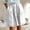White, variant on LINGLANG Women's Ruffle Hem Wide Leg Shorts Summer Retro Lace Elastic Waist Shorts with Pockets Comfortable Fashionable Casual Beach Wear