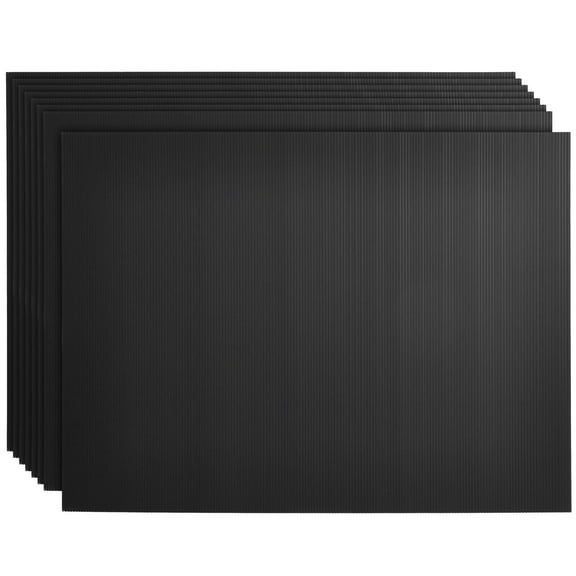 8-Pack Corrugated Plastic Yard Signs, 18x24 Poster Board, Blank Surface