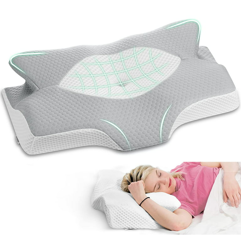  Cushion Lab Deep Sleep Pillow, Patented Ergonomic