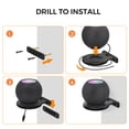 thumbnail image 2 of 1 soporte de montaje en pared para HomePod Mini Smart Speaker Holder (negro), 2 of 8