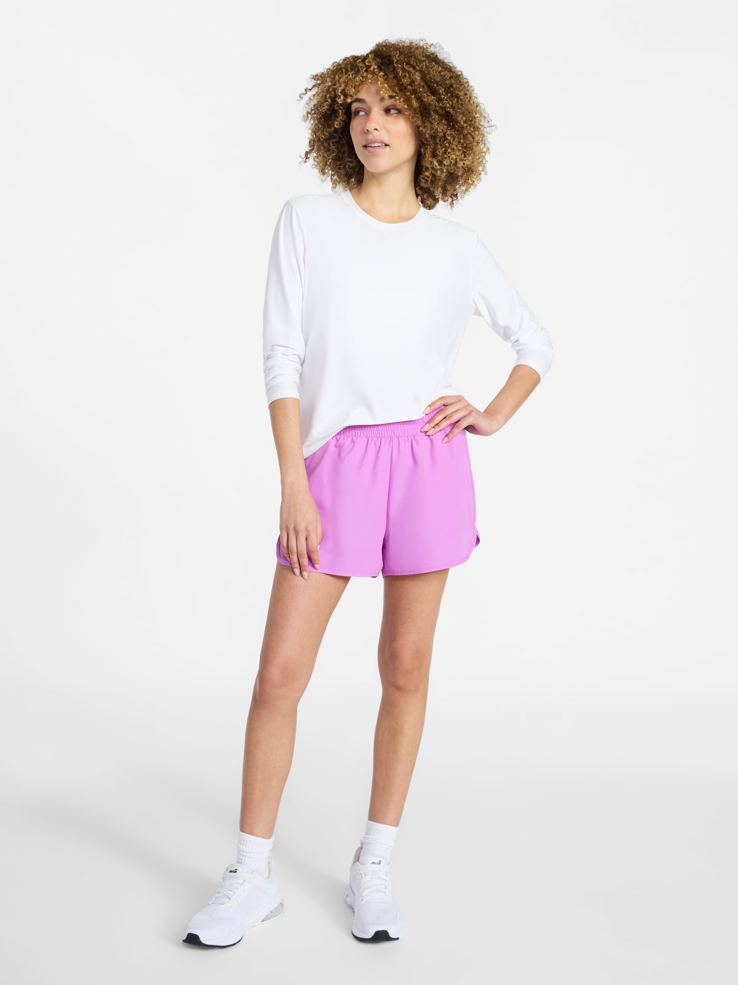 Athletic Works Women's and Women's Plus Core Running Shorts, Sizes XS-4X